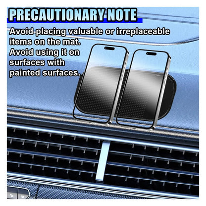 3PCS Car Dashboard Non-Slip Mats, Removable Sticky Silicone Gel Pad, Multi-Functional Auto Magic Gel Holder Stick to Cell Phone