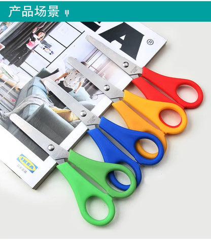 Graduated Student Scissors DIY Handmade Scissors Safety Ruler Graduated Scissors Stationery Student Supplies Office Supplies