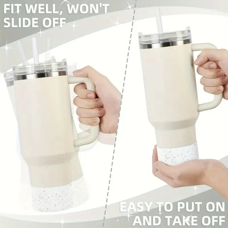 1pc 7.5cm Non-slip Water Cup Bottom Sleeve Boot, Cup Base Protective Cover, For Stanley 30oz 40oz  & Hydro Flask 12-24oz