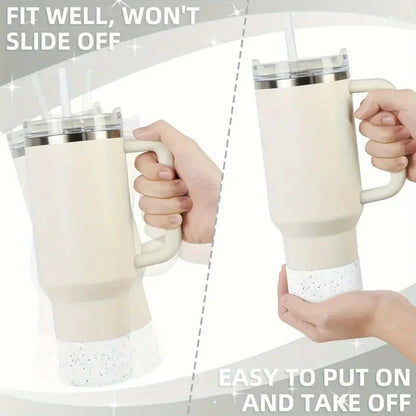 1pc 7.5cm Non-slip Water Cup Bottom Sleeve Boot, Cup Base Protective Cover, For Stanley 30oz 40oz  & Hydro Flask 12-24oz