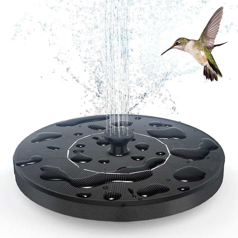 Mini Solar Water Fountain Pool Pond Waterfall Fountain Garden Decoration Outdoor Bird Bath Solar Powered Fountain Floating Water