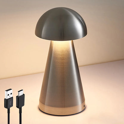 LED Touch Table Lamp Desktop Night Light Rechargeable Cordless Decor Lamp for Restaurant Hotel Bar Bedroom Bedside Light Lamp