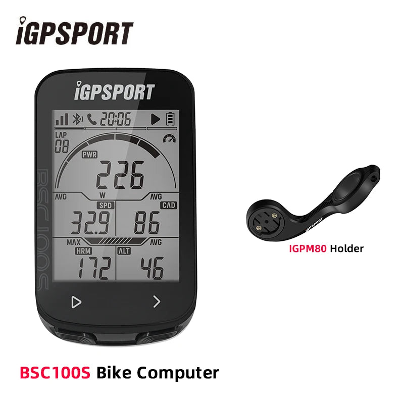 IGPSPORT Bicycle Computer BSC100S Computer BLE Bluetooth ANT Waterproof Wireless Bike Stopwatch MTB Road Cycling Bike Computer