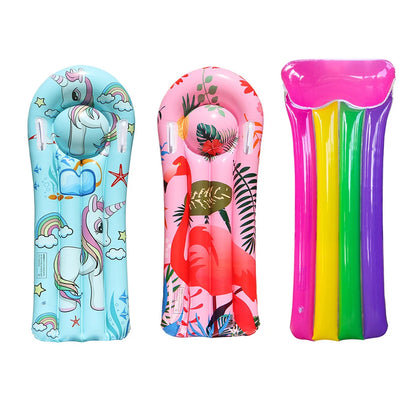 PVC Inflat Air Mattress Comfortable Water Floating Bed Portable Durable Smooth Multifunctional Swimming Pool Accessories