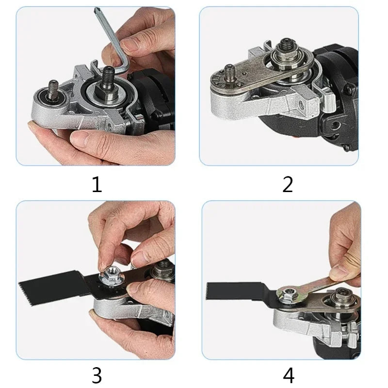 Professional Angle Grinder Changed to Universal Treasure Multifunctional Tools of Cutting Polishing Shovelling Cleaning