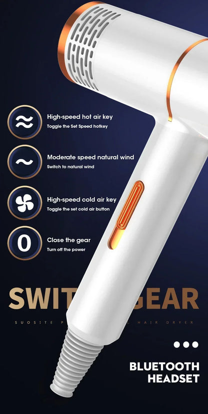 Hair Dryer 110V/220V Professional Powerful Hair Dryer FastHeating Salon Hair Styler Tool High-speed Hair Dryer For HomeDormitory