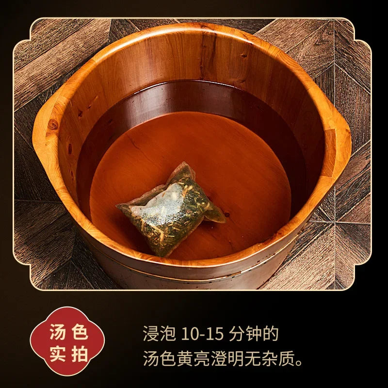 Super Big Bag 12 Flavors Foot Soaking Bag Mugwort Leaf Safflower Motherwort Foot Bath Care Mugwort Foot Soaking Medicine Bag