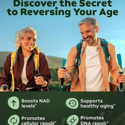 NAD+ Supplements for Anti-Aging Energy Focus and Nicotinamide Riboside Resveratrol