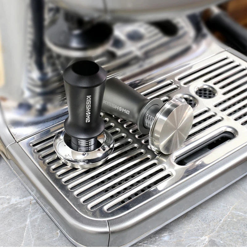 Coffee Tamper 30lb Constant Pressure Calibrated Double Spring 51mm 53mm 58mm Breville Espresso Maker Accsesories Barista Tools