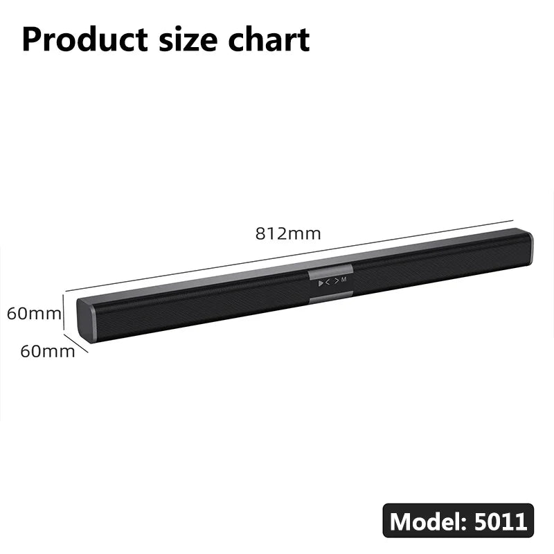 6D surround sound home theater speaker system mobile phone bass wireless Bluetooth speaker long TV soundbar speaker TF/AUX/USB