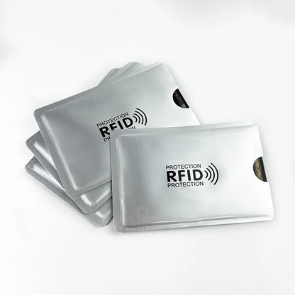 Portable RFID Blocking Sleeves Multi-color Credit Card Protector Protect Your Cards From Electronic Theft