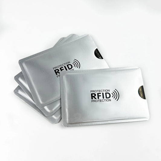 Portable RFID Blocking Sleeves Multi-color Credit Card Protector Protect Your Cards From Electronic Theft