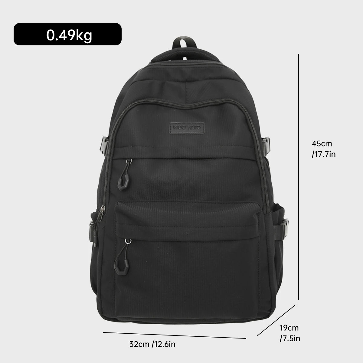 Schoolbag Unisex New Japanese Simple High School Student Junior High School Student Large-Capacity Backpack