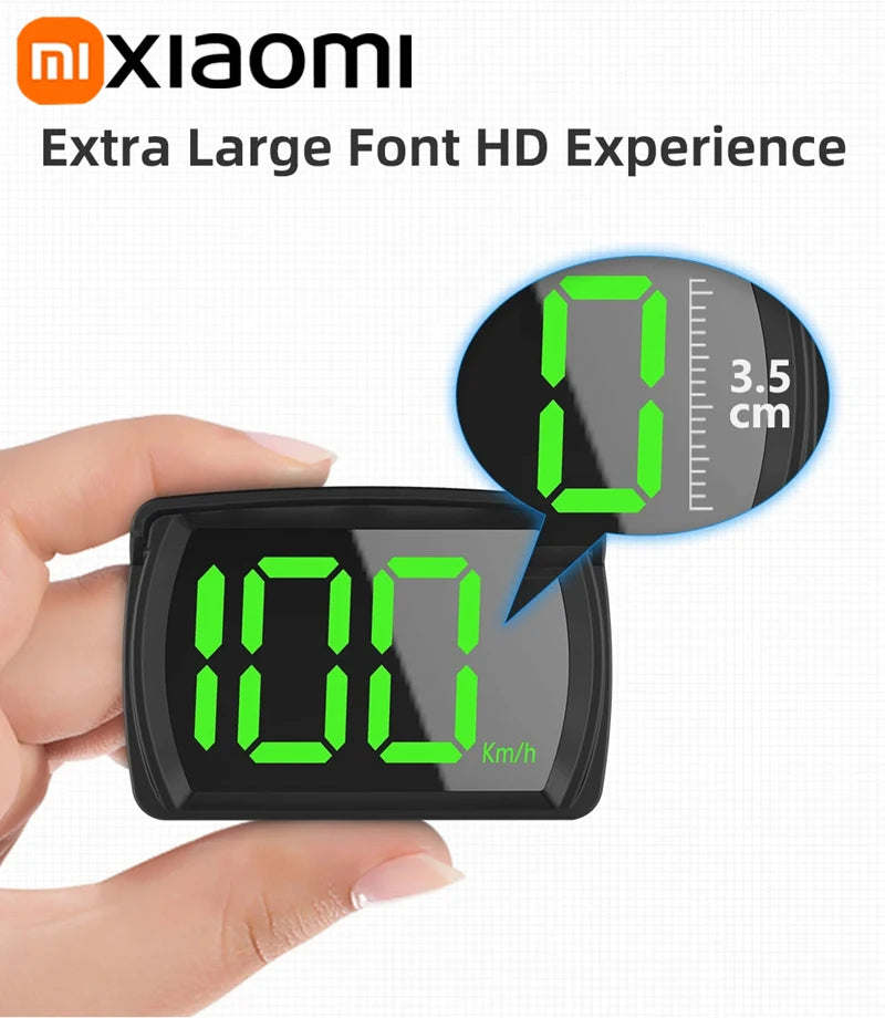 Xiaomi Car Speedometer HUD Head Up Display Digital Speed Meter Windshield Projector Vehicles Truck Auto Electronics Accessories