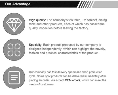 Living Room Furniture Modern Luxury Cabinet TV Stand Stainless Steel +mdf+rock Plate+solid Wood Carton + Wooden Frame Storage