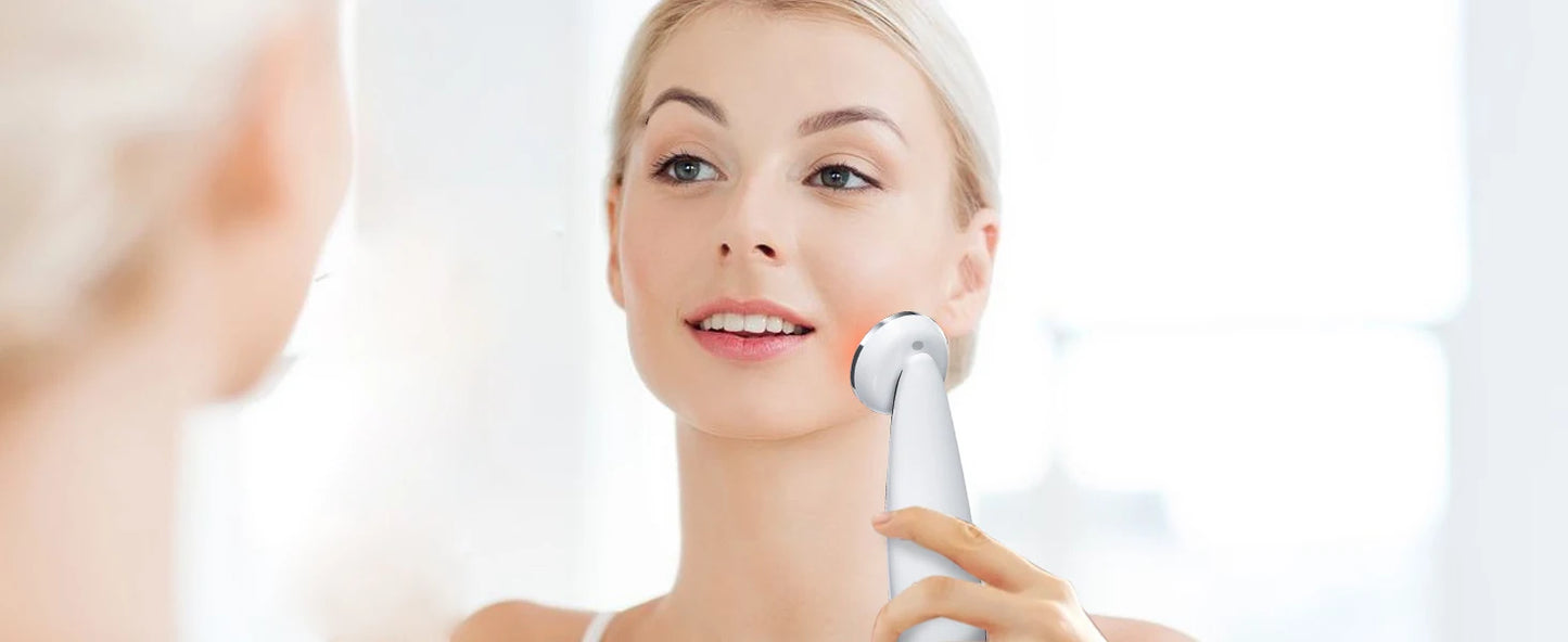 Skin Rejuvenation Face Massager Tool with 3 Adjutstable Levels of Strength EMS Micro-current Face Massager Vibrating