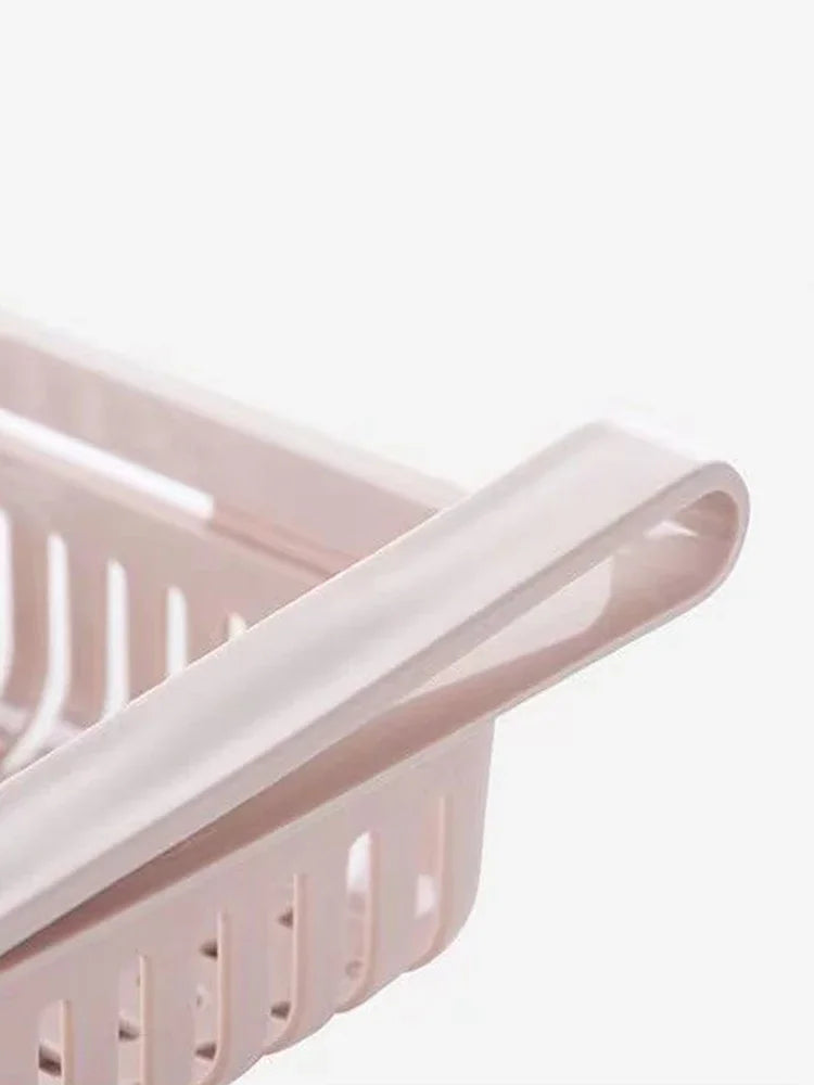 1Pc Refrigerator Storage Basket Flexible Expandable Fridge Organizer Drawer Storage Rack Storage Fresh Box Freezer Box Storage