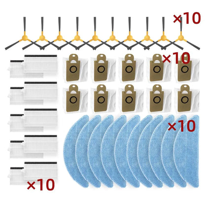 Compatible For ABIR R30 Side Brush Hepa Filter Mop Cloths Rag Dust Bag Robot Vacuums Spare Part Accessory Replacement