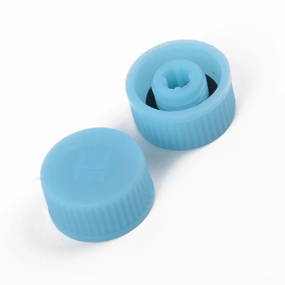Kit AC Valve Cap Set Parts Auto Air Conditioner Car High Low Dust Cover Replacement Useful Durable