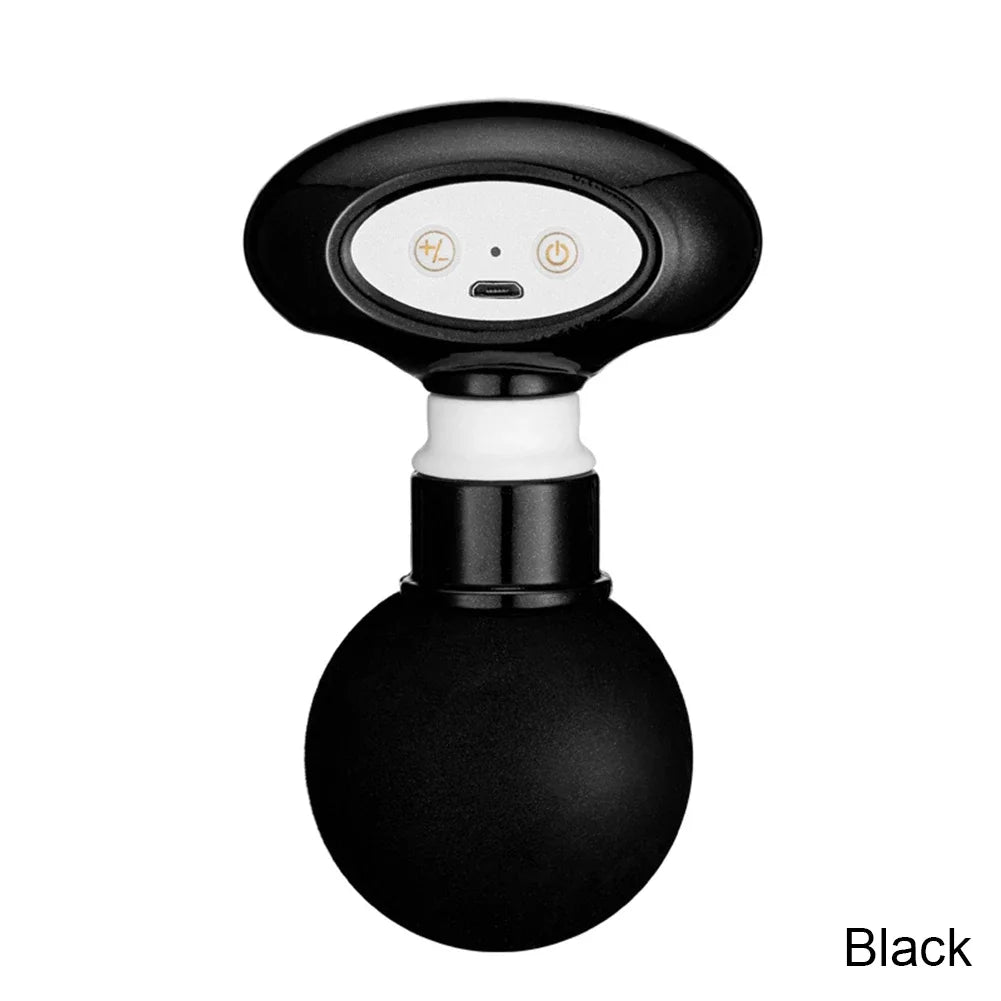 Portable Mini Pocket Wireless Massage Gun Electric Sport Handheld Fascial Gun Body Deep Tissue Muscle Vibration Fitness Massager