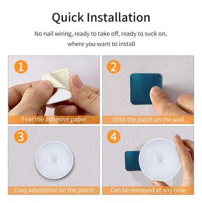 Smart Motion Sensor Light Usb Rechargeable Cabinet Lights Warm Light White Light For Kitchen Stairs Hallway Closet Bedroom Lamp