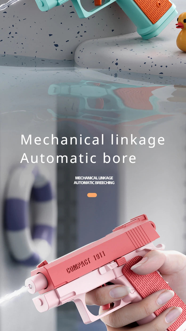 water gun 1911 shape Play Water Water Gun Manual operation running fire water gun Outdoor Water Children Festival birthday Gift