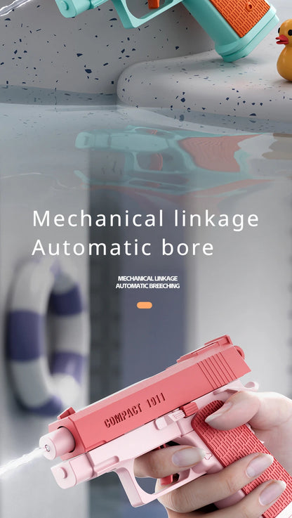 water gun 1911 shape Play Water Water Gun Manual operation running fire water gun Outdoor Water Children Festival birthday Gift