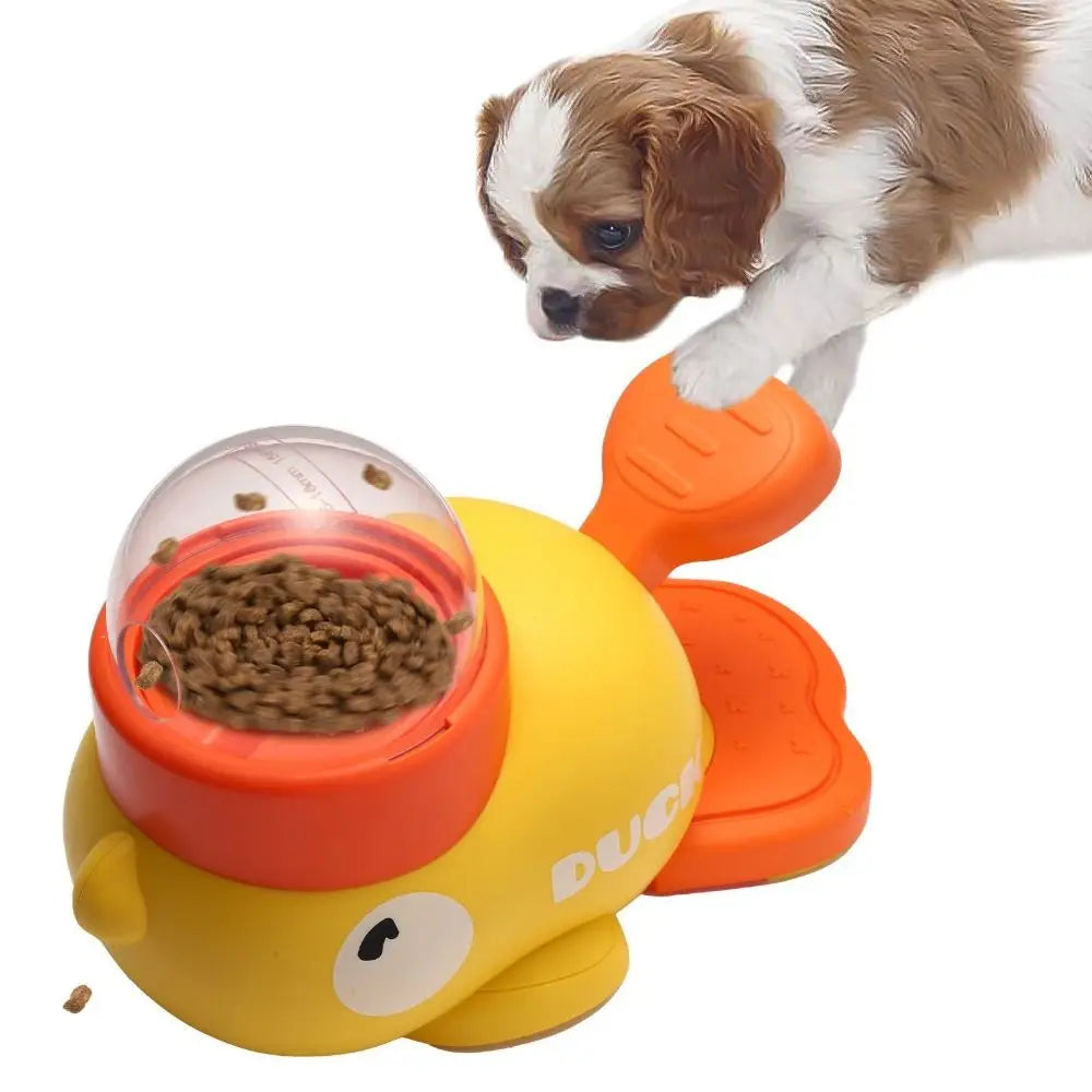 Intelligent Dog Automatic Feeder Cartoon Large Capacity Pet Feeding Machine Anti-slip Pet Automatic Feeder Toys For Puppy Kitten