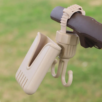 Universal Hook & Phone Holder - for Baby Strollers, Electric Bikes, and Stroller Hooks, Multi - function Hanging Bag Hook