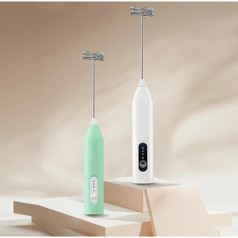 1 pc Electric Milk Frother Handheld Egg Beater Foamer Coffee Maker Electric Blender Mixer Mini Portable Blender Kitchen Tool