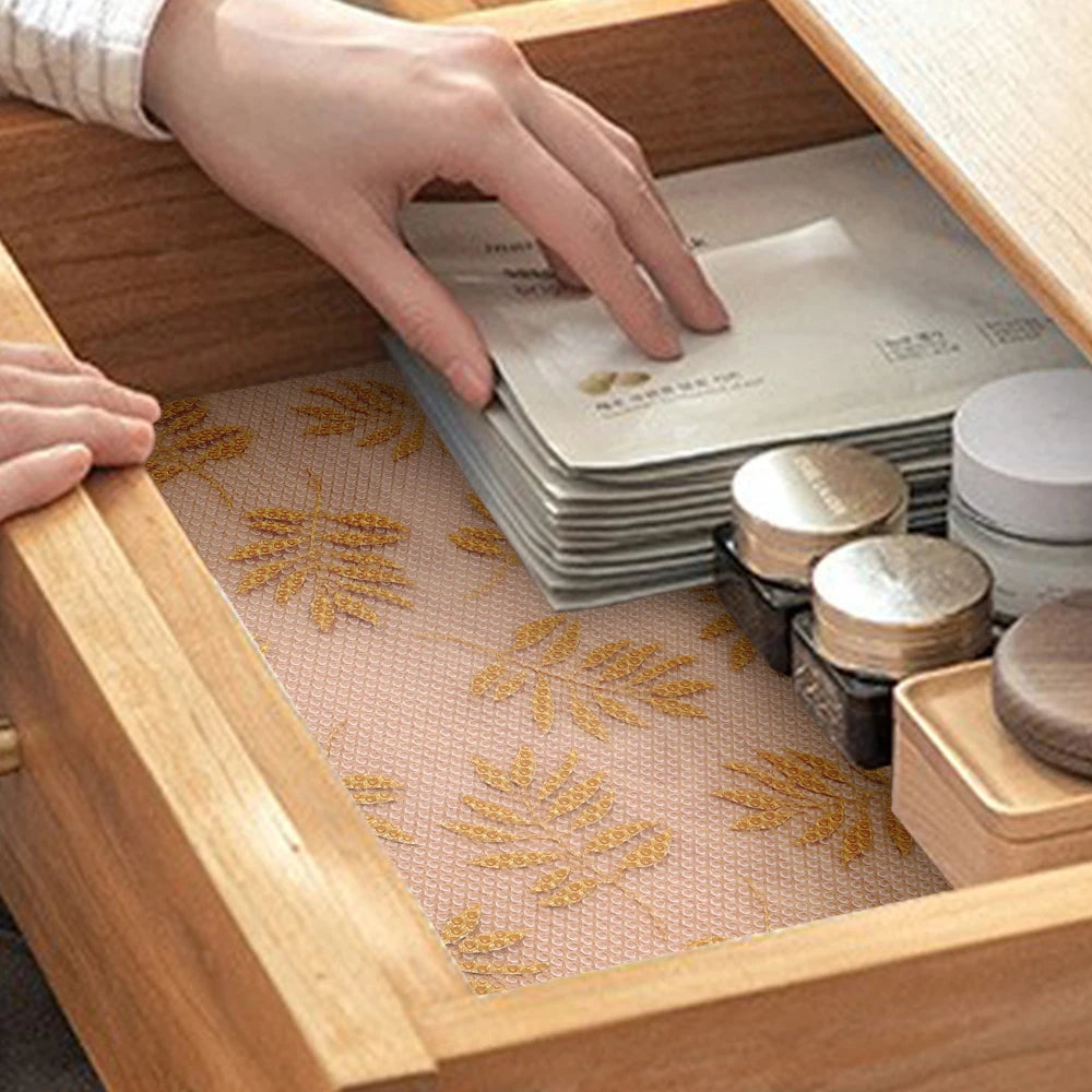 1roll EVA Shelf Liner Drawer Liner for Kitchen Cabinet Non-Adhesive,Anti Slip Cabinet Liners,Durable Waterproof Cupboard Liner