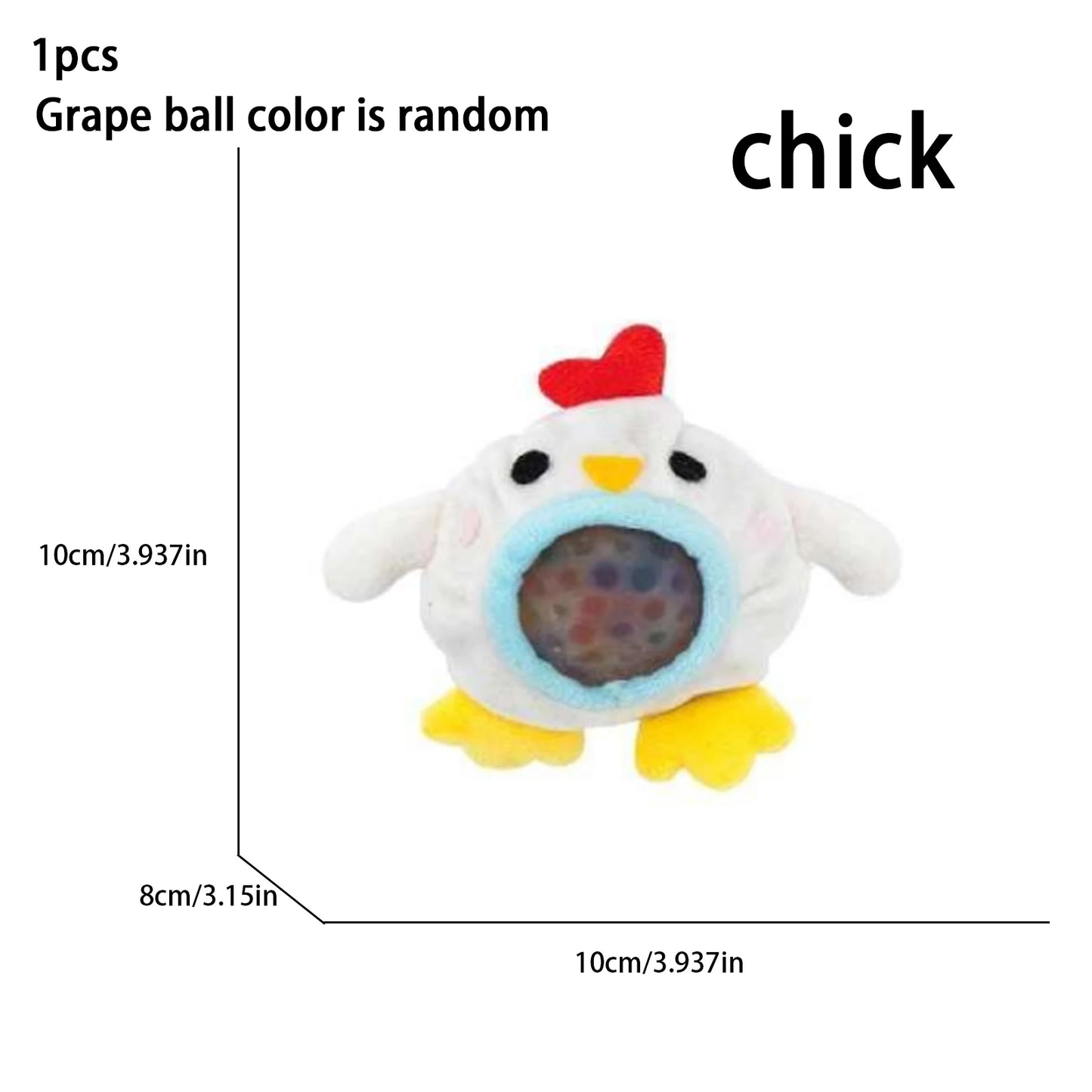 Plush Doll Pinch Fun Toy Creative Unique Stress Relieving Toy Pinch Ball Small Monster Gift