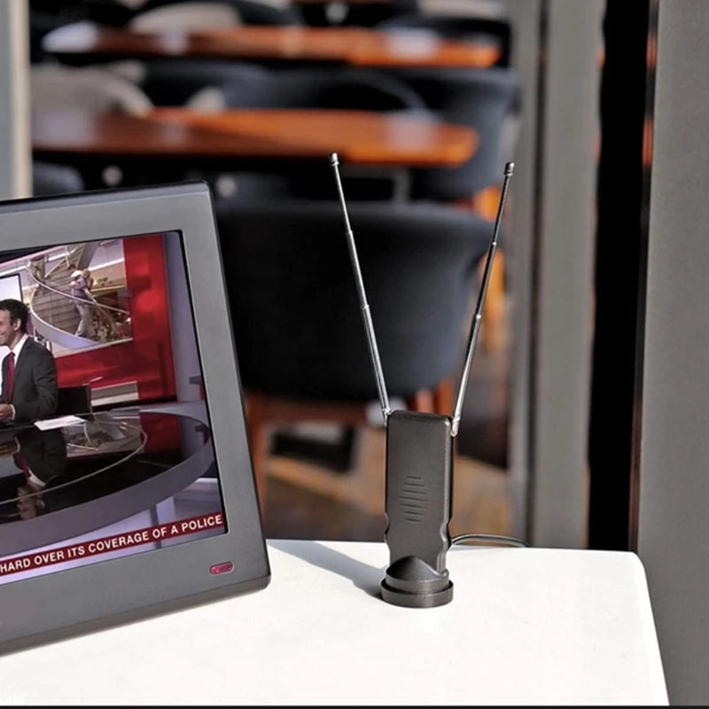 Powerful Indoor Antenna Amplifier Boosts Ranges for Television 594A