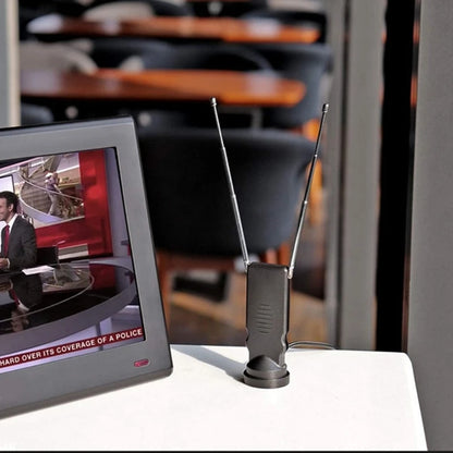 Powerful Indoor Antenna Amplifier Boosts Ranges for Television 594A