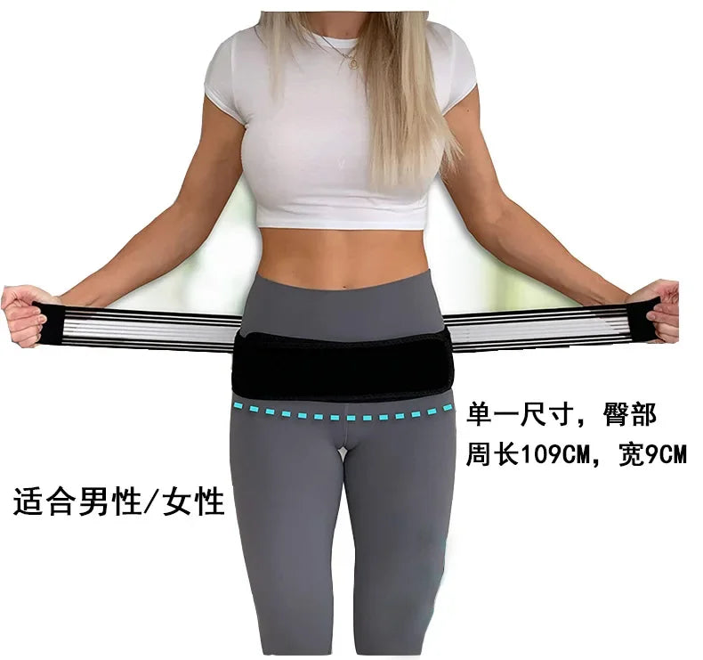 Sacroiliac SI Joint Hip Belt Lower Back Support-Hip Braces for Hip Pain Pelvic Support Belt Sciatica Ease Protect