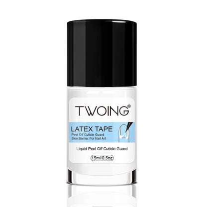 15mlNail Peel Off Liquid Anti-Overflow Glue Edge Latex Tape, Nail milk pad Peel OffCuticle Guard Nails Finger Lacquer Protectors