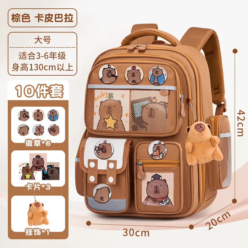 children School Bags For Boys Girls Kids backpack Primary orthopedic Backpack Waterproof Schoolbag big Book Bag mochila infantil