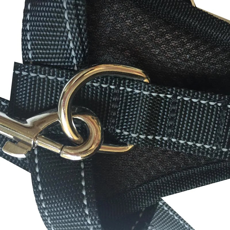 Dog Car Safety Chest Seat Belt Pet Harness Adjustable Vehicle Breathable Safe Dogs Belt Harness Walking Harness With Belt Leash