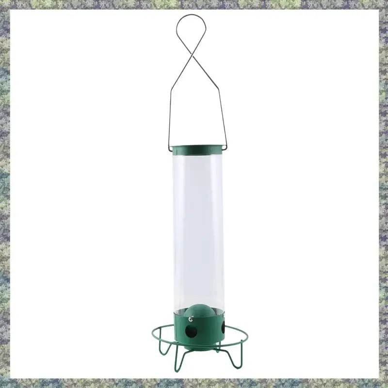 WON Droll Yankees Squirrel-Proof Wild Bird Feeder Outdoor Patio Wrought Iron Hanging Bird Feeder