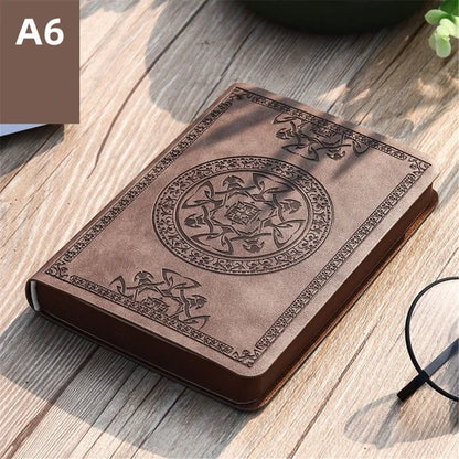 2025 New Portable Vintage Leather Notebook Diary Journal Stationery Gift Portable And Easy To Use