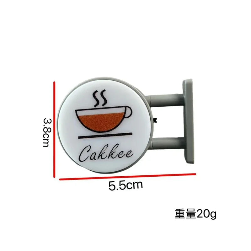 Room Decoration Fridge Magnets Coffee Shop Luminous Light Boxes Creative Convenience Store Light Signs Home Decorative Ornaments