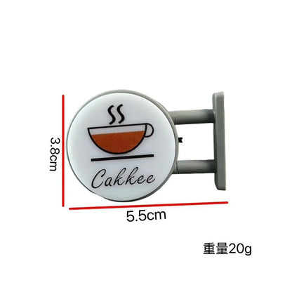 Room Decoration Fridge Magnets Coffee Shop Luminous Light Boxes Creative Convenience Store Light Signs Home Decorative Ornaments