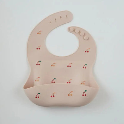 Baby silicone bib, bear bib, baby eating, children's complementary food, saliva bib, waterproof saliva towel