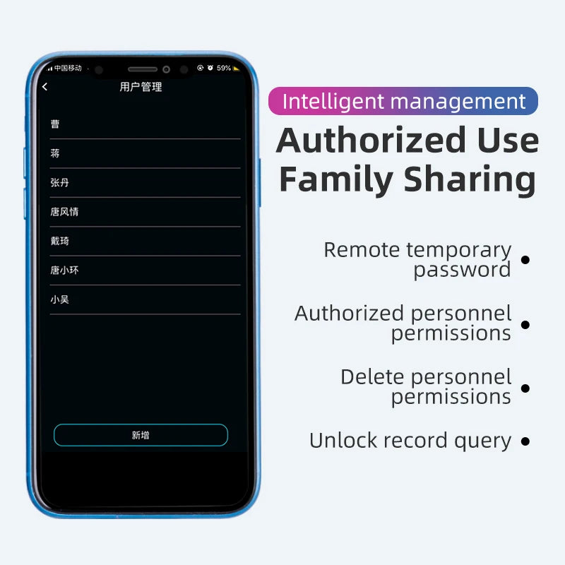 ROCKBROS Bicycle Smart Lock Bluetooth Fingerprint Unlock Waterproof High Strength Steel Alloy Anti-theft U-Lock Bike Accessories