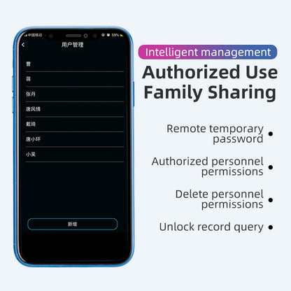 ROCKBROS Bicycle Smart Lock Bluetooth Fingerprint Unlock Waterproof High Strength Steel Alloy Anti-theft U-Lock Bike Accessories