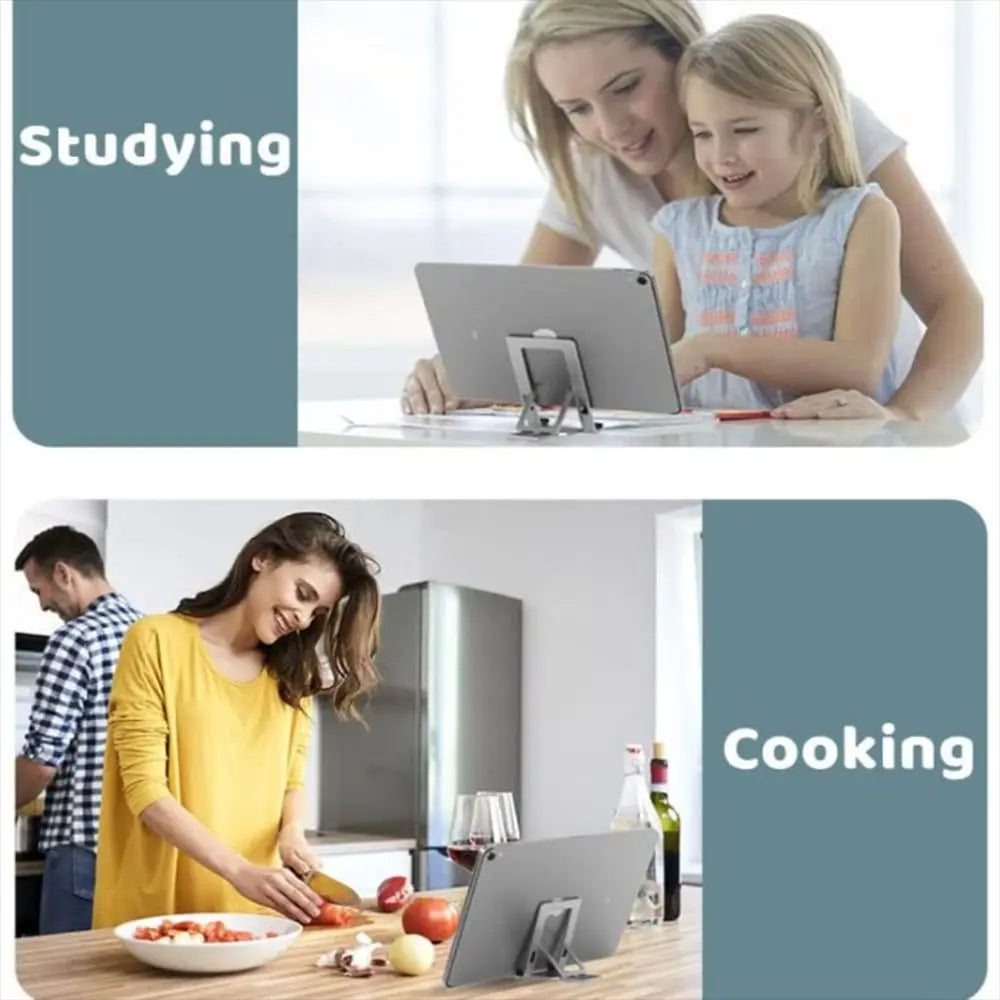 Portable Lazy Tablet Holder Foldable Creative Desktop Aluminium Phone Holder Folding Tablet Stands Tablet Accessories