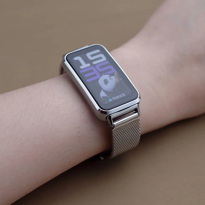 Metal Strap For Huawei Band 10 Stainless Steel WatchBand for Huawei Band 9 Wristband for Huawei Band 8 Replacement Accessories