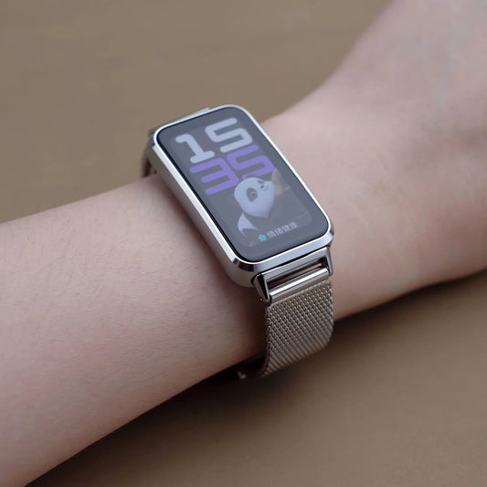 Metal Strap For Huawei Band 10 Stainless Steel WatchBand for Huawei Band 9 Wristband for Huawei Band 8 Replacement Accessories