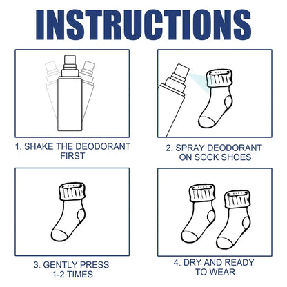 30ML Shoe Deodorant Spray Household Shoe Cabinet Deodorant Foot Shoe Odor Removar Artifact Socks Freshener Spray