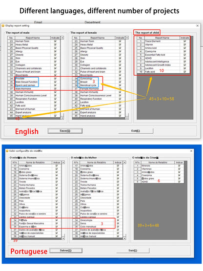 6G Quantum Resonance Magnetic Analyzer Health Analyzer Health Diagnosis Machine Multiple Languages